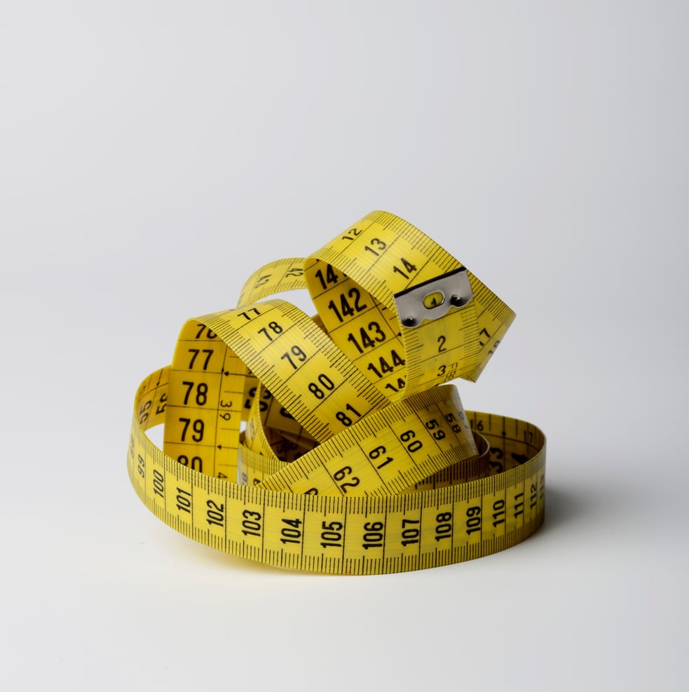 Close-Up Photo of Yellow Tape Measure